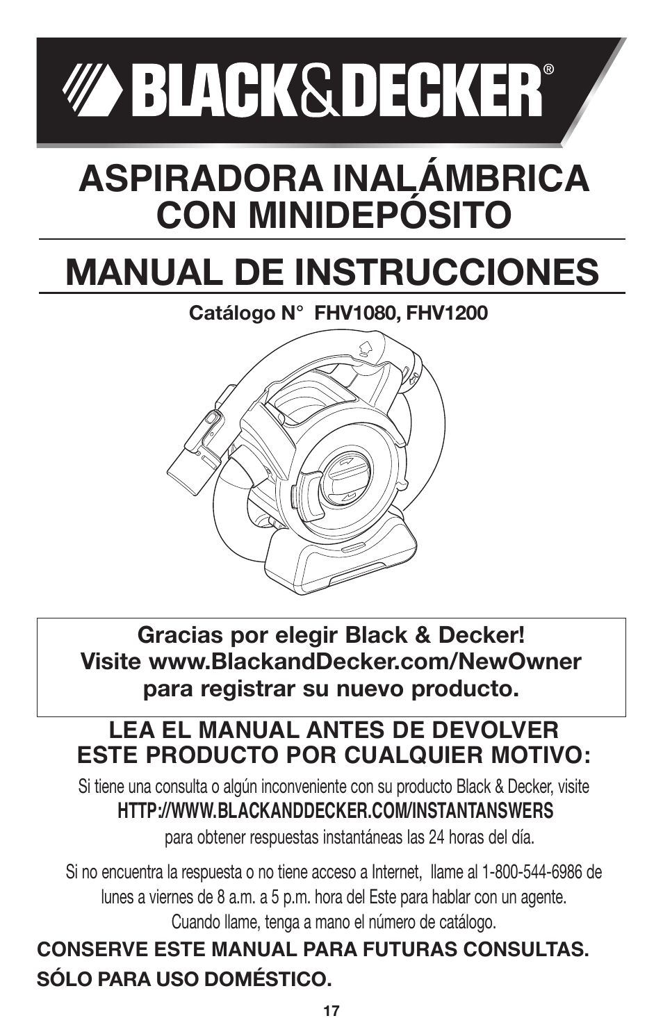 Black & Decker 90564858 User Manual | Page 17 / 28