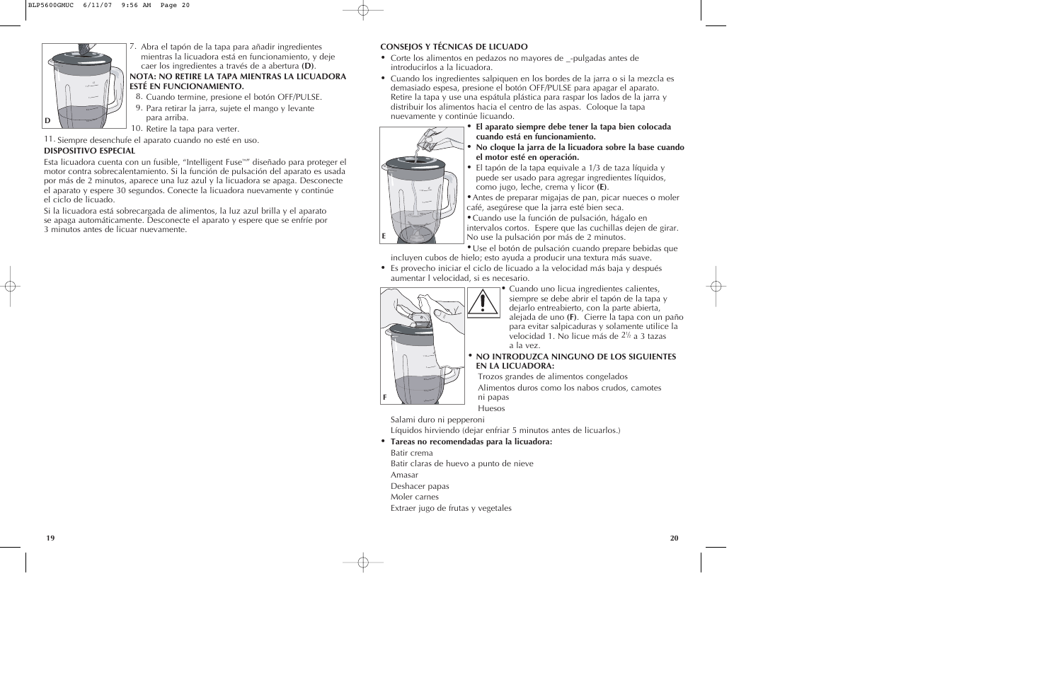 Black & Decker iBLEND BLP5600GM User Manual | Page 11 / 25