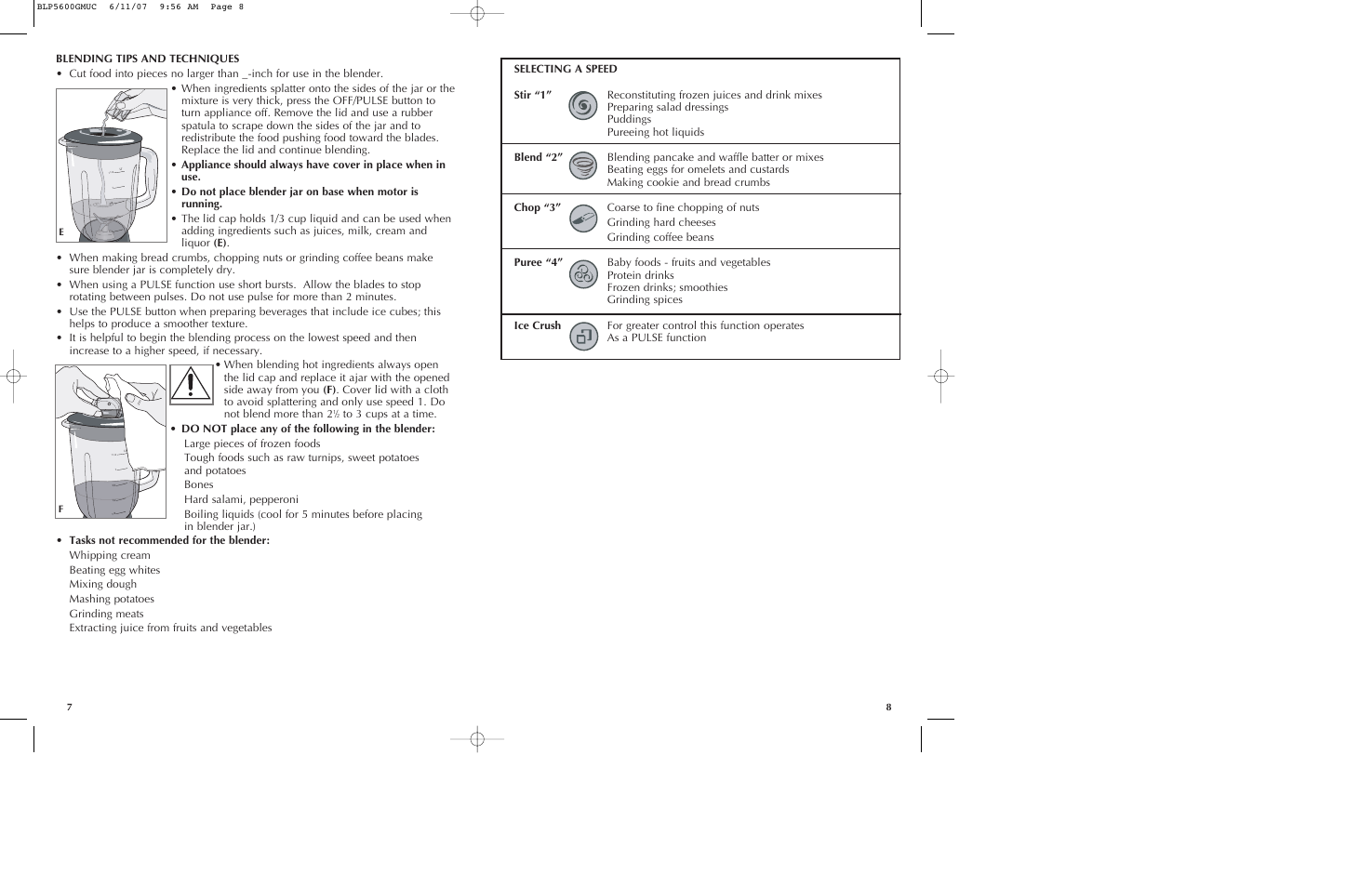 Black & Decker iBLEND BLP5600GM User Manual | Page 5 / 25