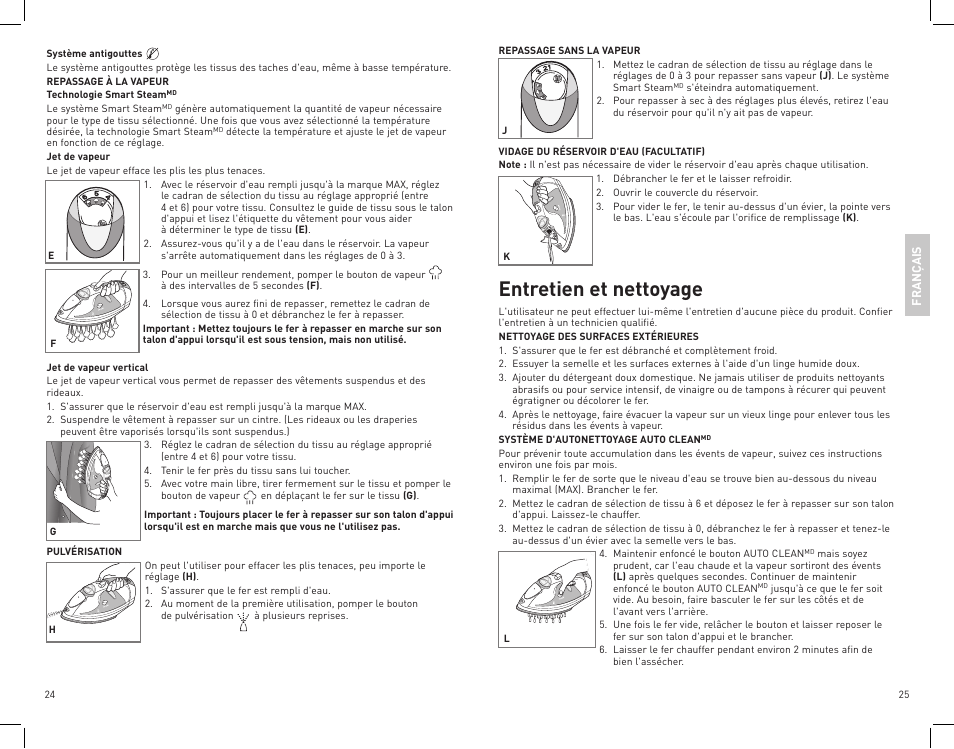 Entretien et nettoyage | Black & Decker First Impressions ICR515 User Manual | Page 13 / 15