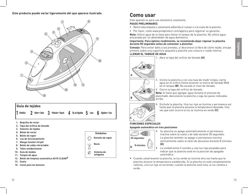 Como usar | Black & Decker First Impressions ICR515 User Manual | Page 7 / 15