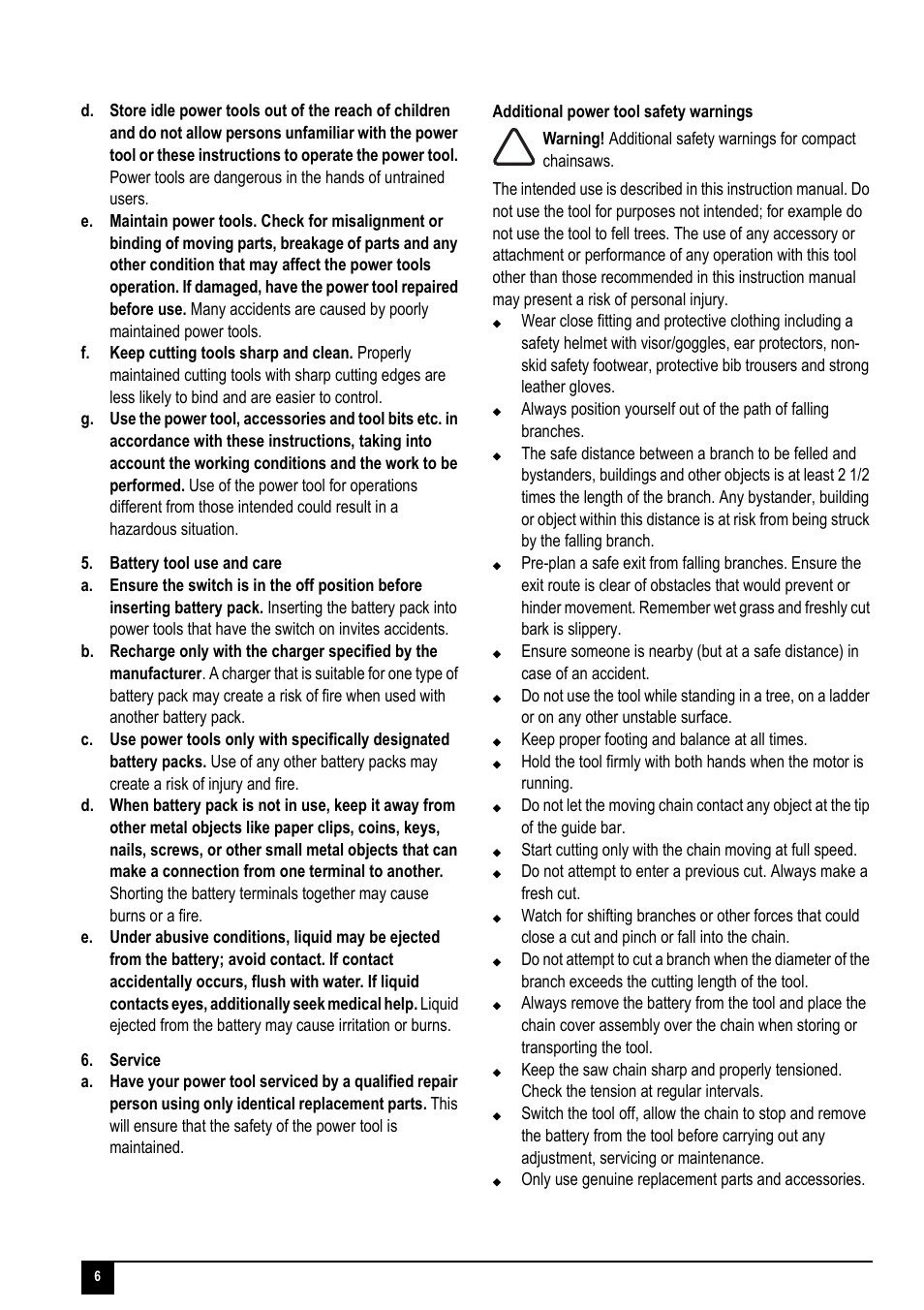 Black & Decker GKC1817P User Manual | Page 6 / 16