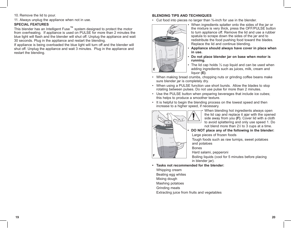 Black & Decker iBLEND BLP5601KT User Manual | Page 11 / 18