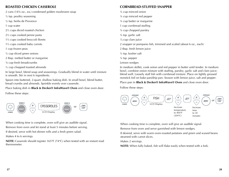 Black & Decker INFRAWAVE FC360 User Manual | Page 15 / 39