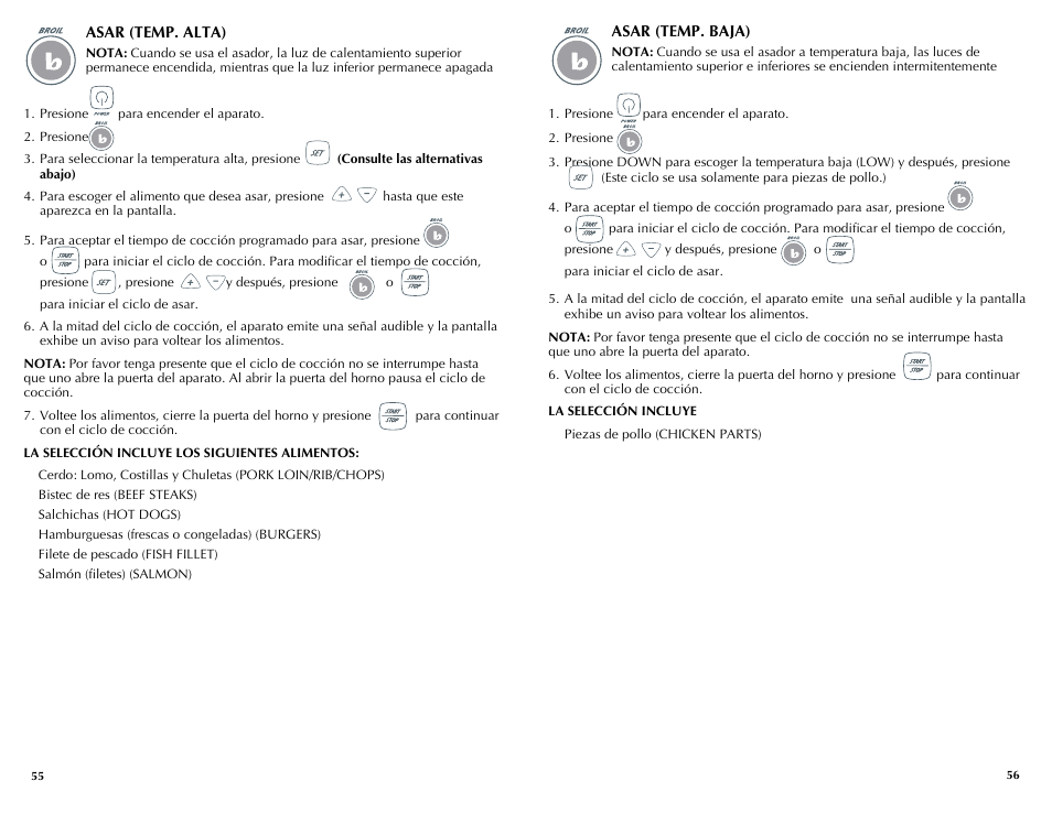 Black & Decker INFRAWAVE FC360 User Manual | Page 29 / 39