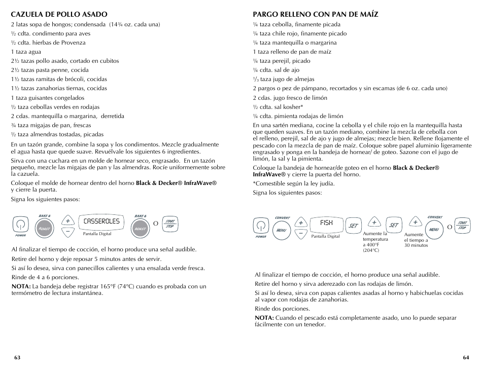 Black & Decker INFRAWAVE FC360 User Manual | Page 33 / 39