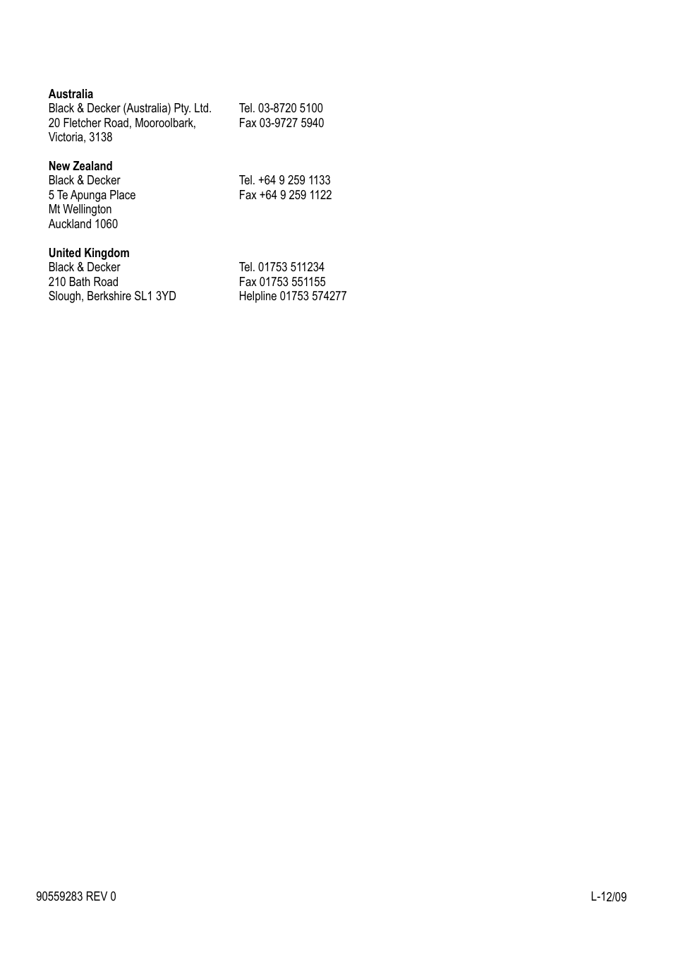 Black & Decker Powerufl Solutions GKC1817L User Manual | Page 16 / 16