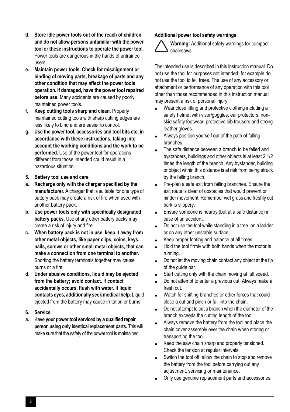 Black & Decker Powerufl Solutions GKC1817L User Manual | Page 6 / 16