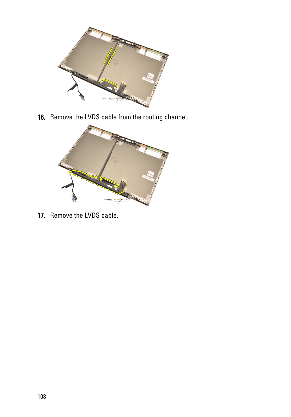 Dell Precision M6600 (Mid 2011) User Manual | Page 108 / 136