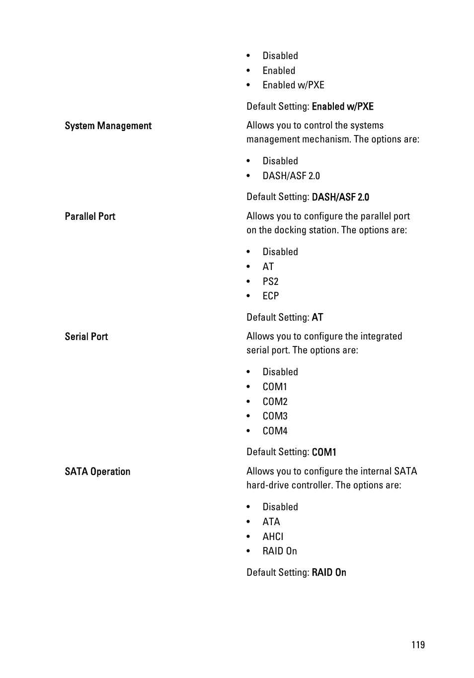 Dell Precision M6600 (Mid 2011) User Manual | Page 119 / 136