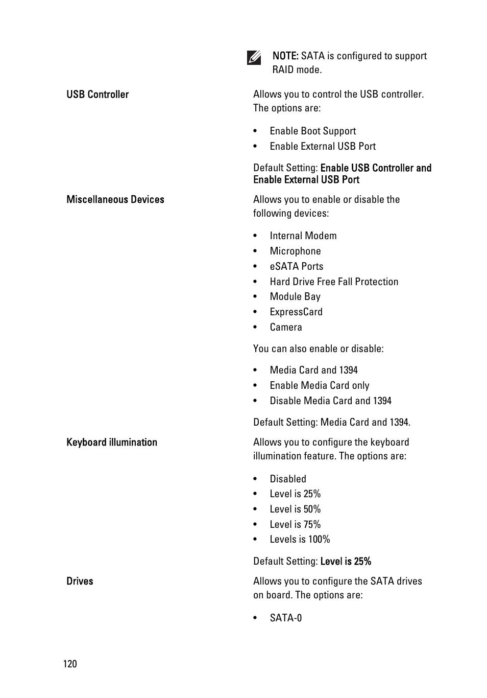 Dell Precision M6600 (Mid 2011) User Manual | Page 120 / 136