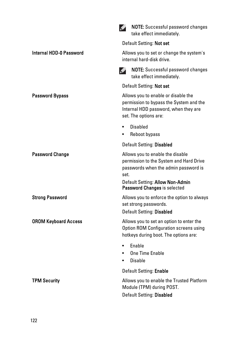 Dell Precision M6600 (Mid 2011) User Manual | Page 122 / 136