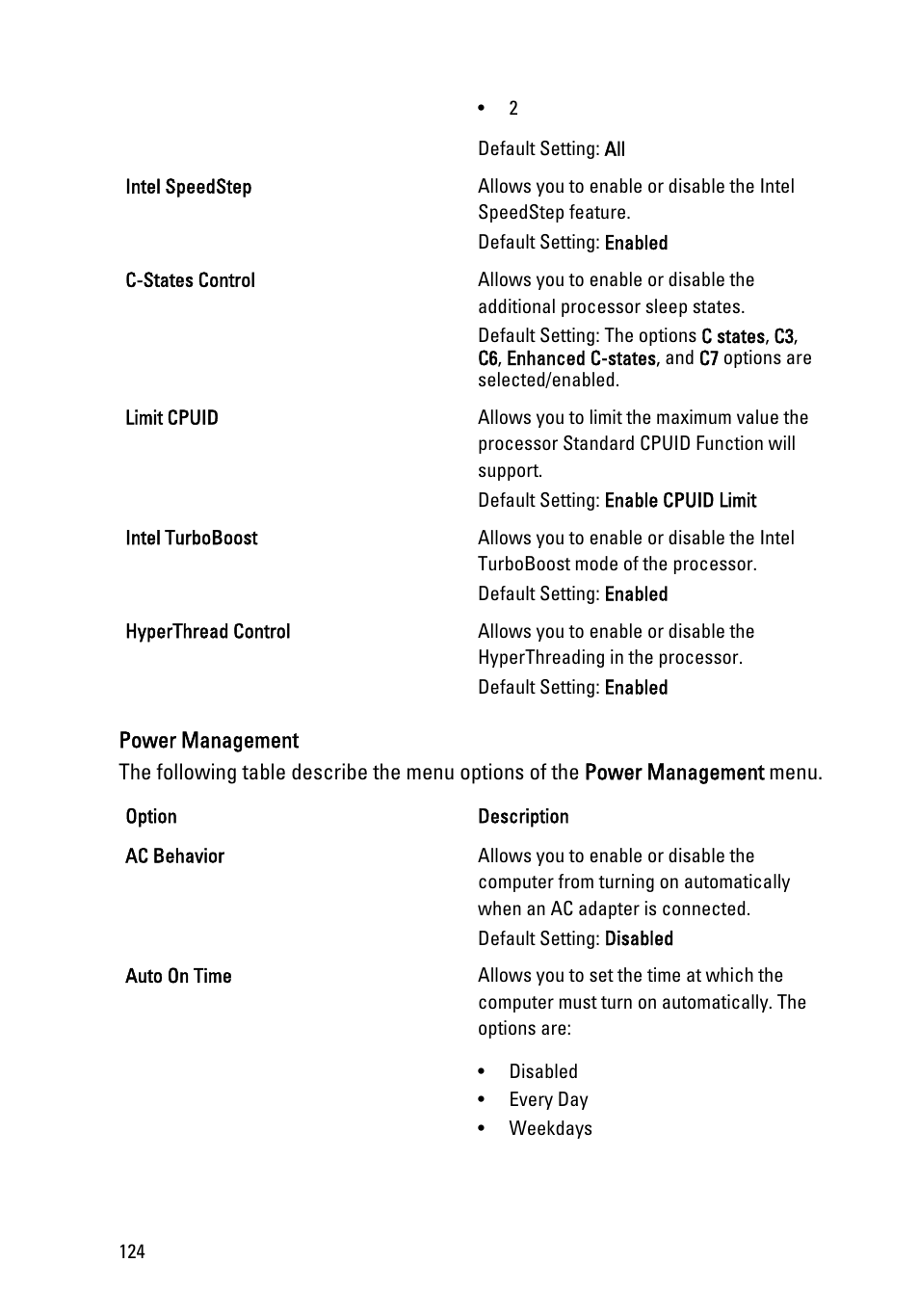 Dell Precision M6600 (Mid 2011) User Manual | Page 124 / 136