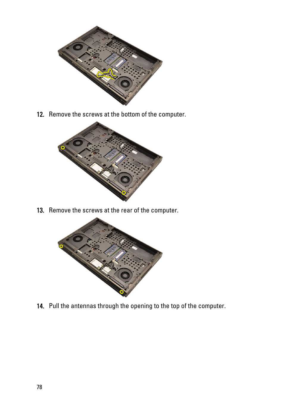 Dell Precision M6600 (Mid 2011) User Manual | Page 78 / 136
