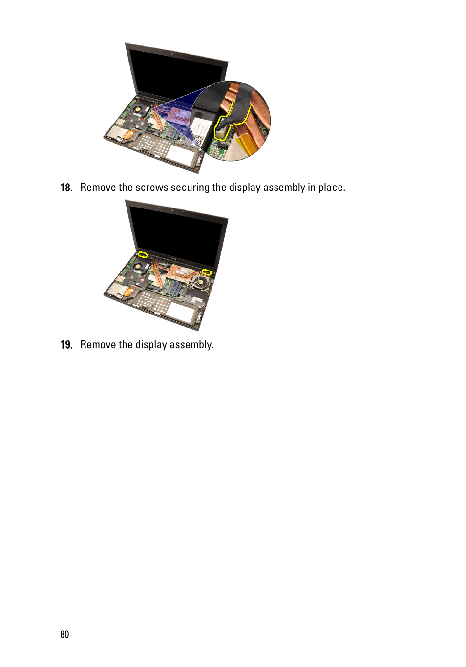 Dell Precision M6600 (Mid 2011) User Manual | Page 80 / 136