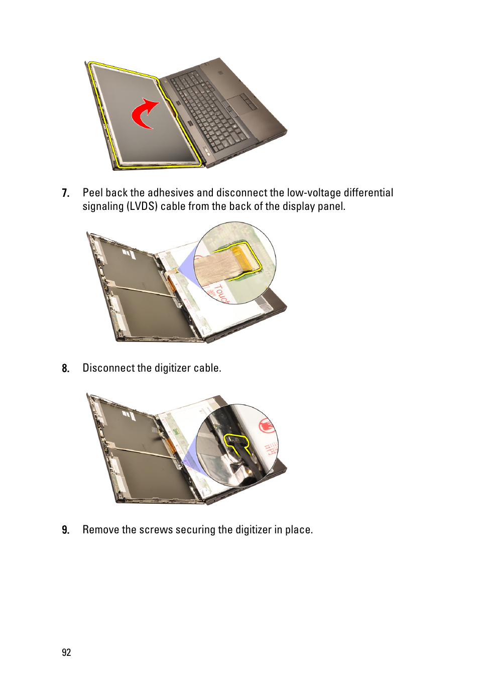 Dell Precision M6600 (Mid 2011) User Manual | Page 92 / 136