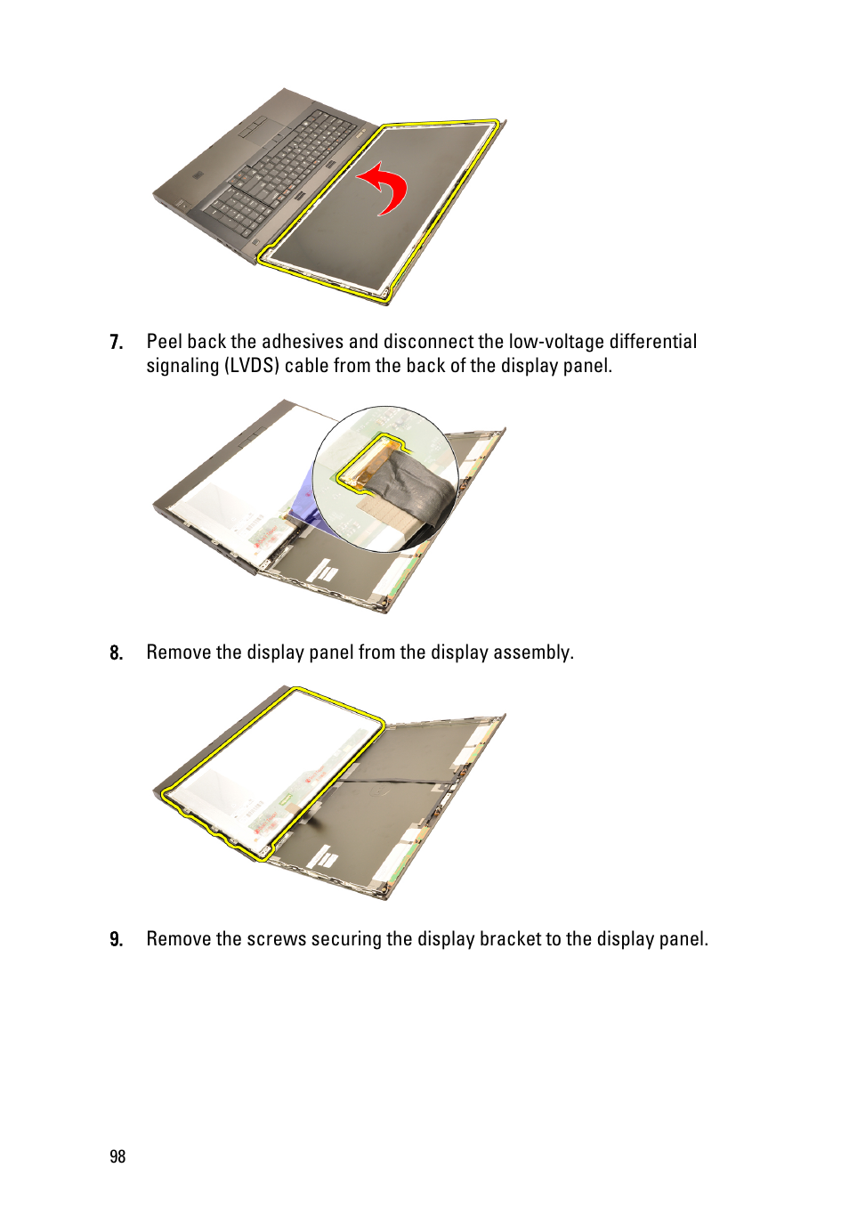 Dell Precision M6600 (Mid 2011) User Manual | Page 98 / 136