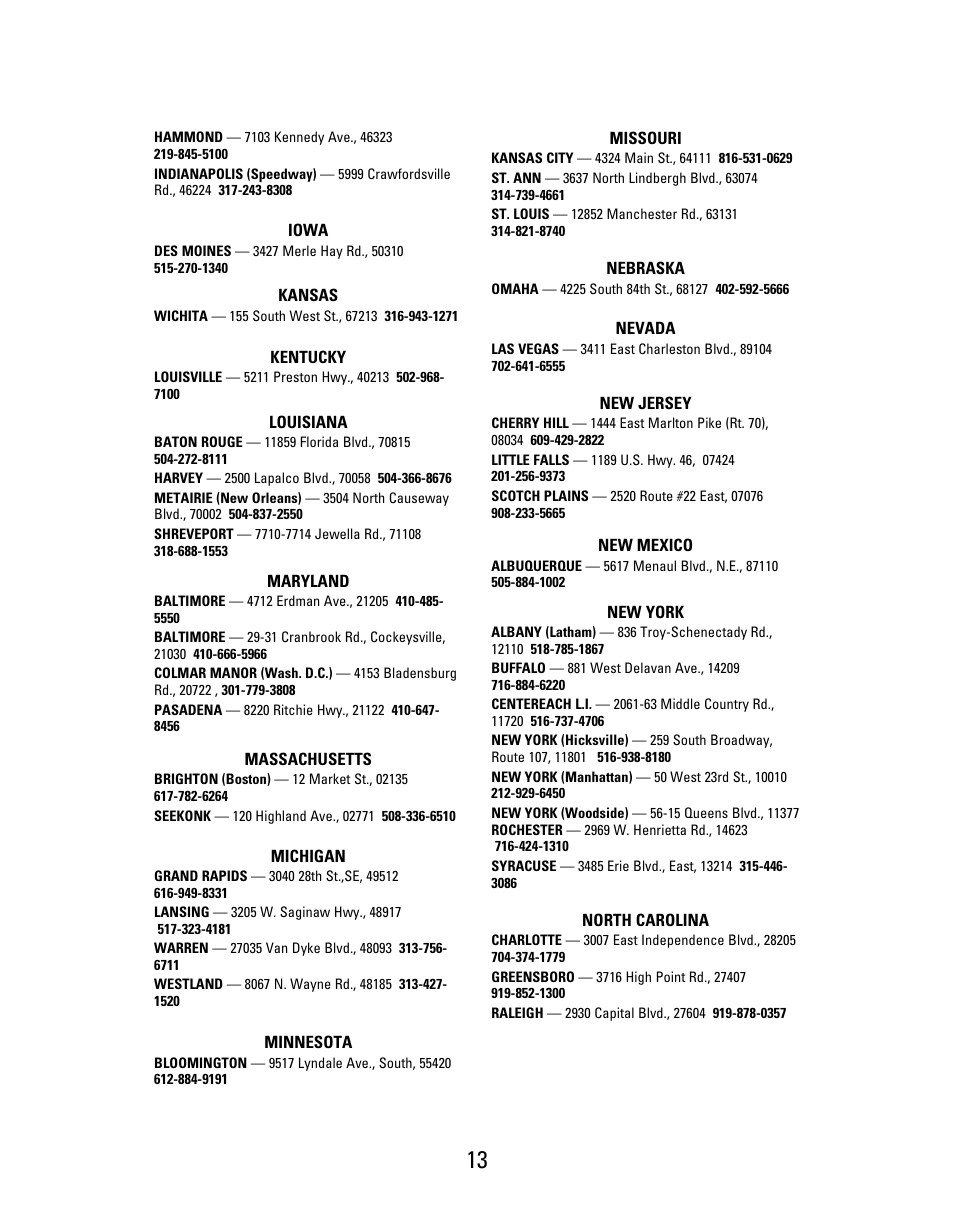 Black & Decker M22S User Manual | Page 13 / 16