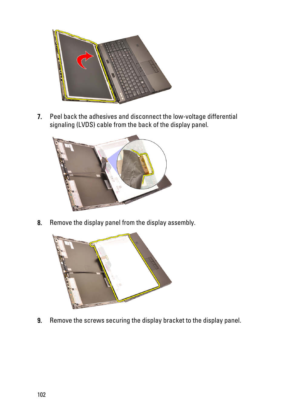 Dell Precision M4600 (Early 2011) User Manual | Page 102 / 142