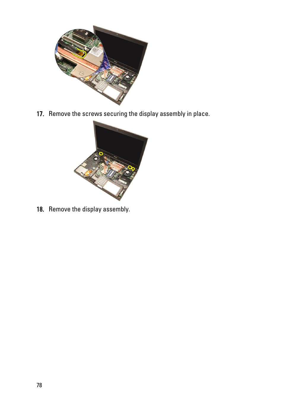 Dell Precision M4600 (Early 2011) User Manual | Page 78 / 142