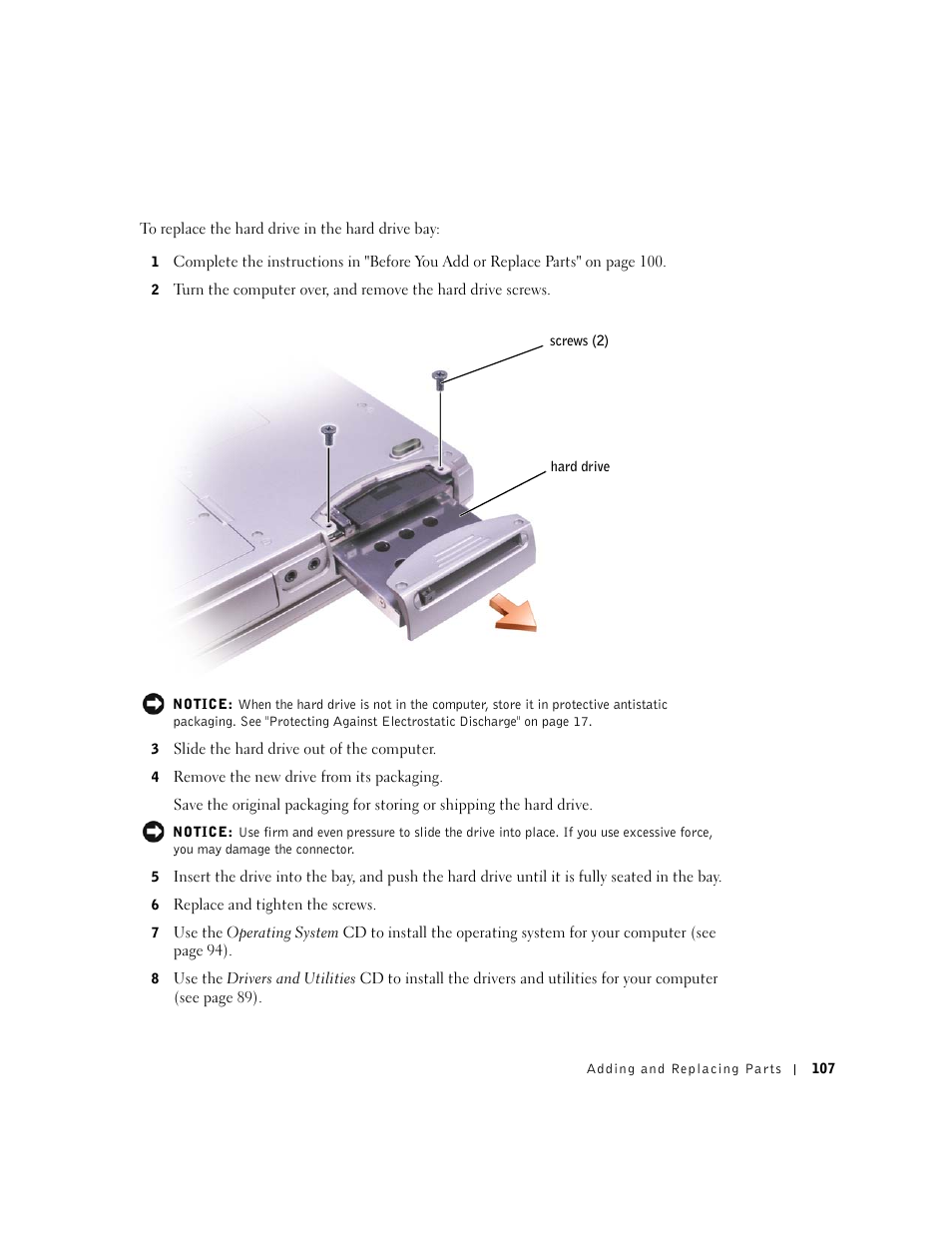 Dell Inspiron 5100 User Manual | Page 107 / 160