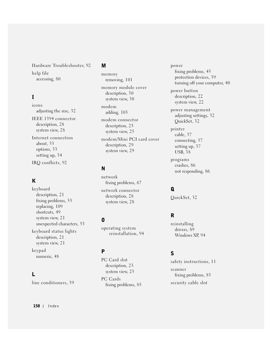 Dell Inspiron 5100 User Manual | Page 158 / 160