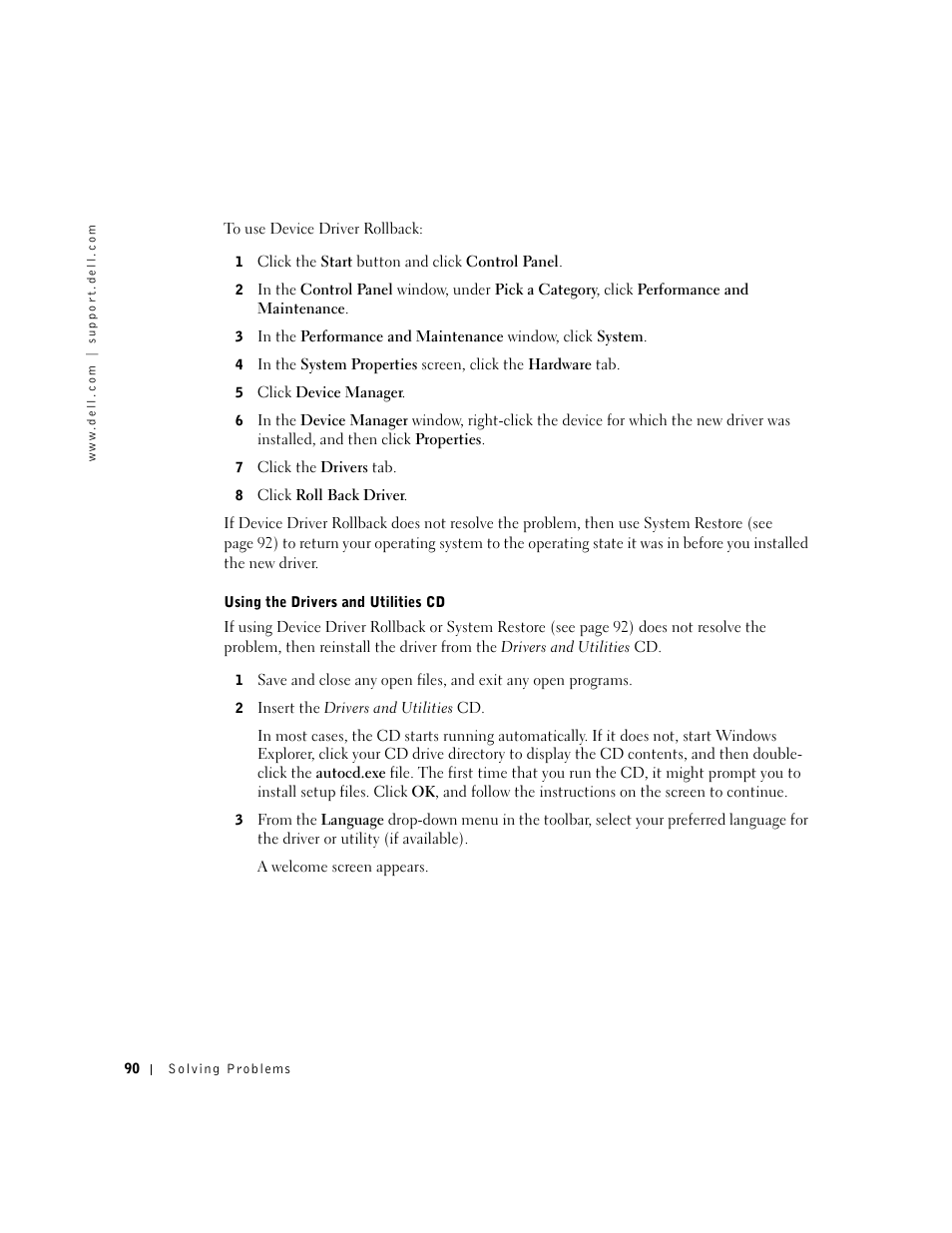 Dell Inspiron 5100 User Manual | Page 90 / 160