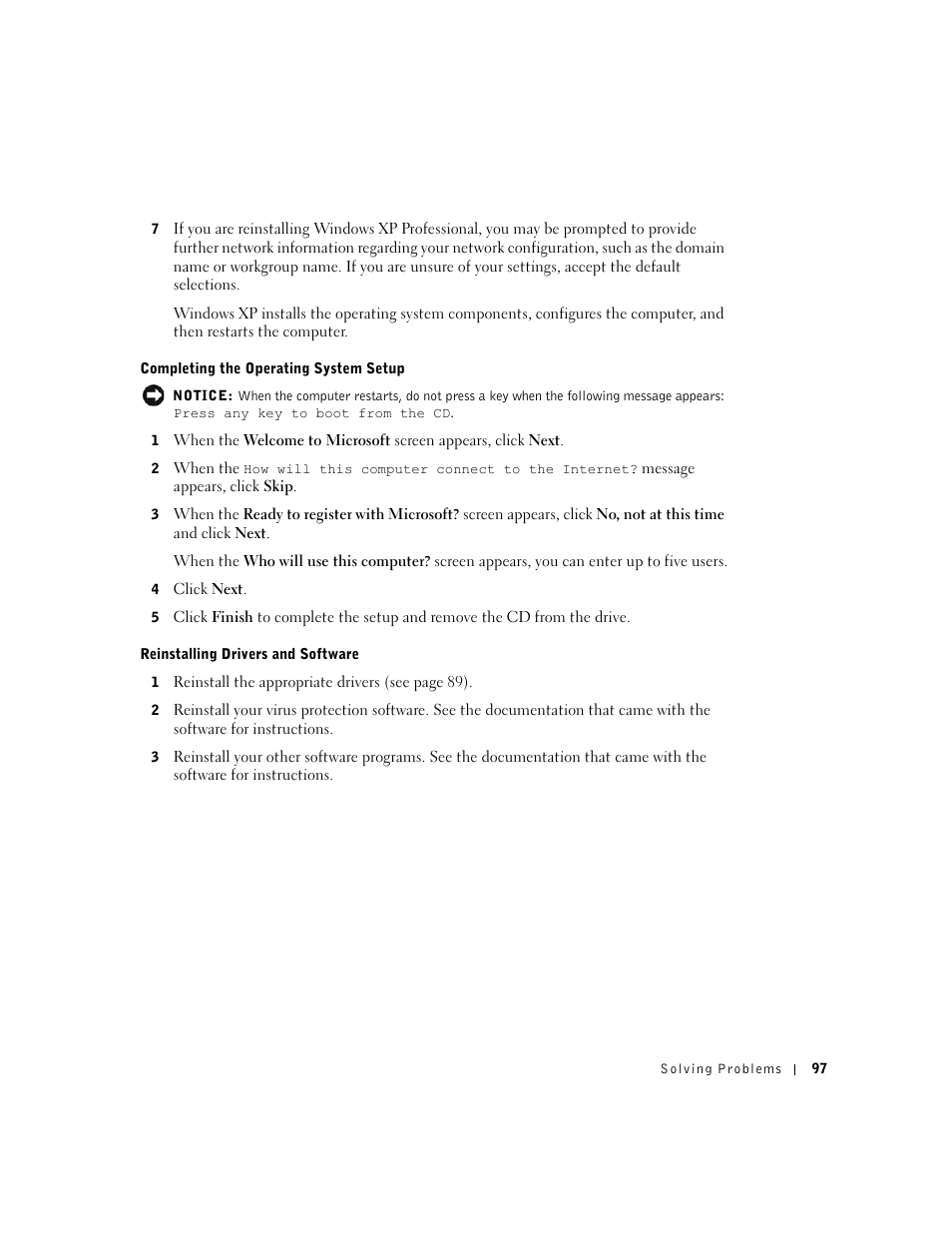 Dell Inspiron 5100 User Manual | Page 97 / 160