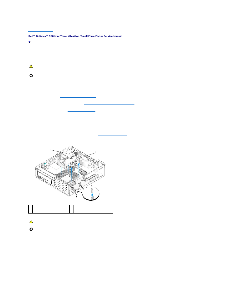 Processor, Removing the processor | Dell OptiPlex 960 (Late 2008) User Manual | Page 104 / 146