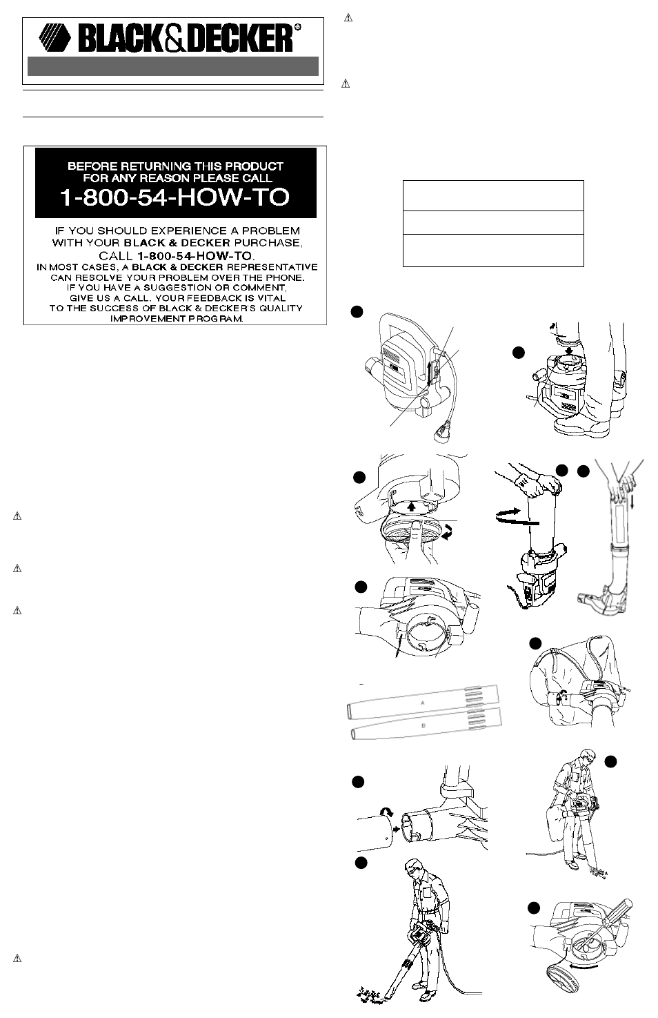 Black & Decker 387739 User Manual | 4 pages