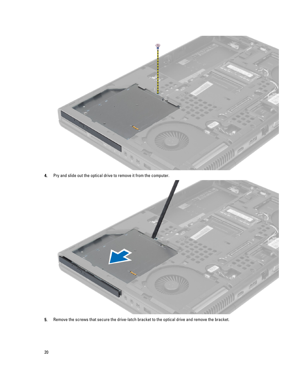 Dell Precision M4700 (Mid 2012) User Manual | Page 20 / 83