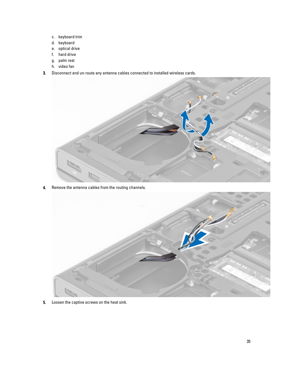 Dell Precision M4700 (Mid 2012) User Manual | Page 35 / 83