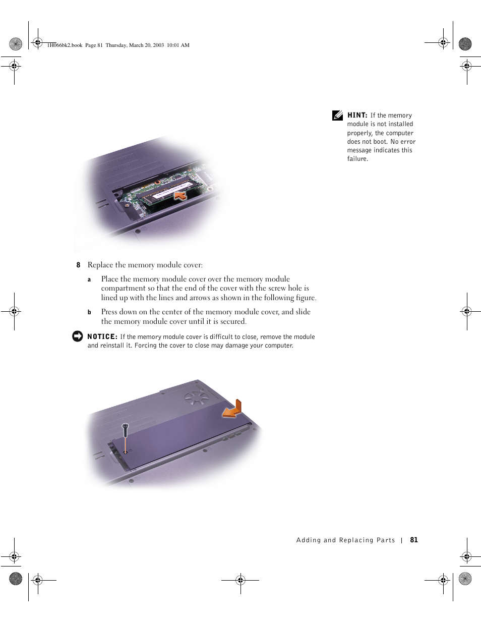 Dell INSPIRON 2600 User Manual | Page 81 / 134