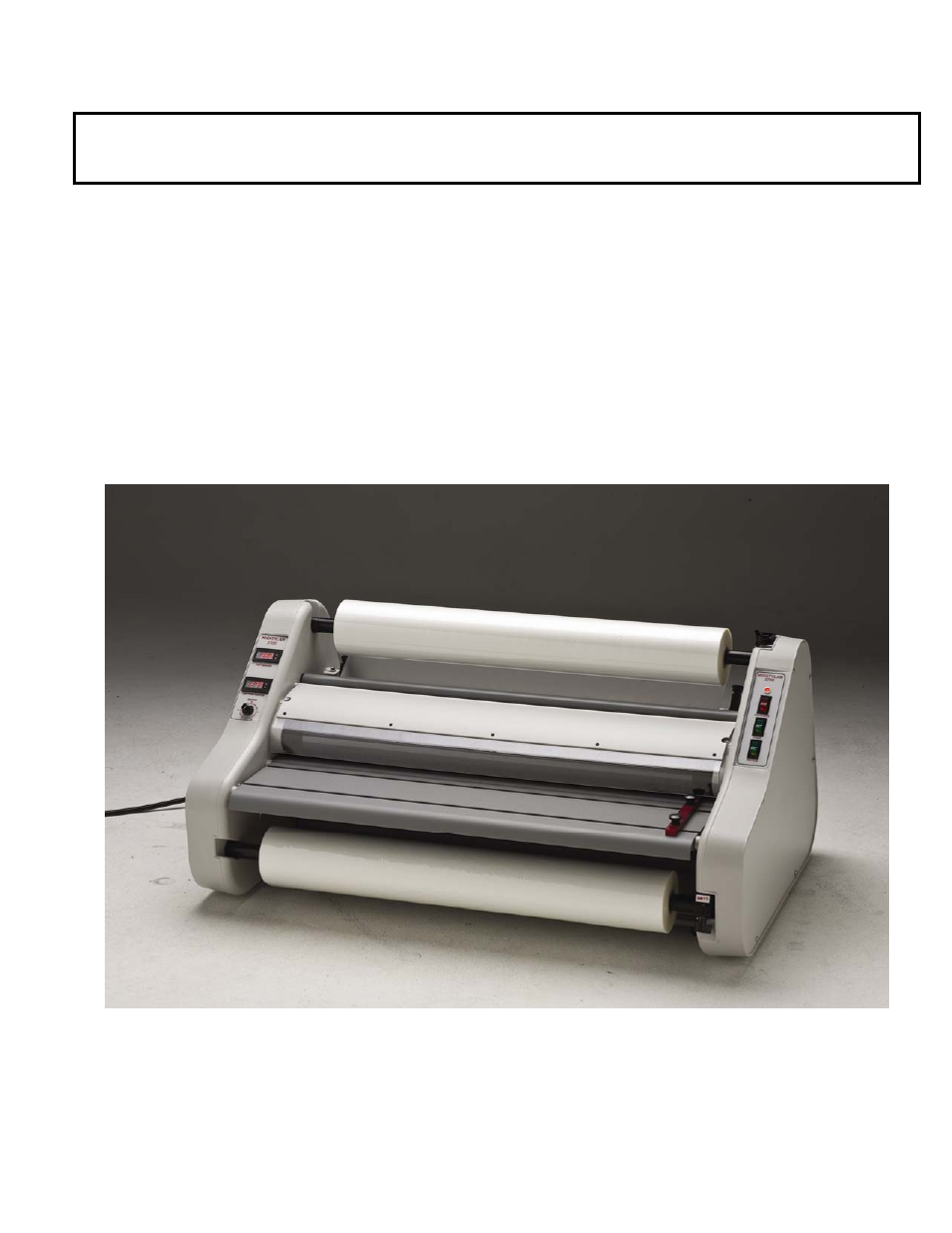 Banner American Products MIGHTYLAM 2700 User Manual | 22 pages
