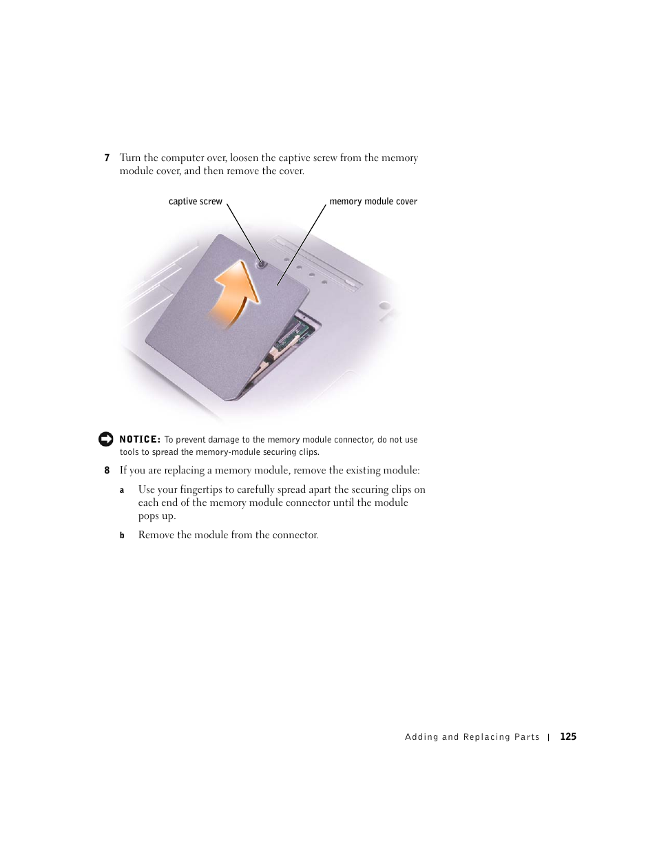 Dell Inspiron 8500 User Manual | Page 125 / 186