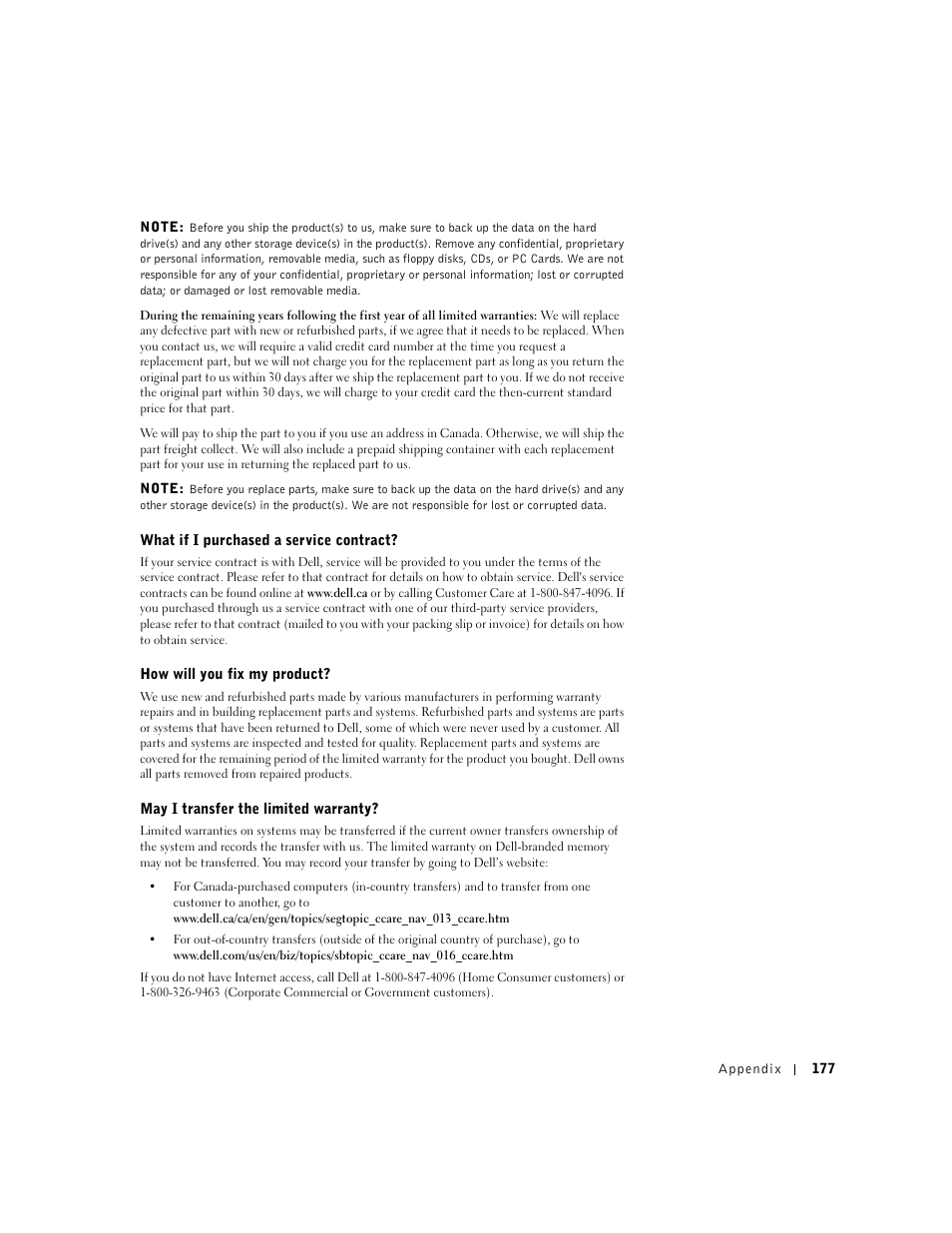 Dell Inspiron 8500 User Manual | Page 177 / 186