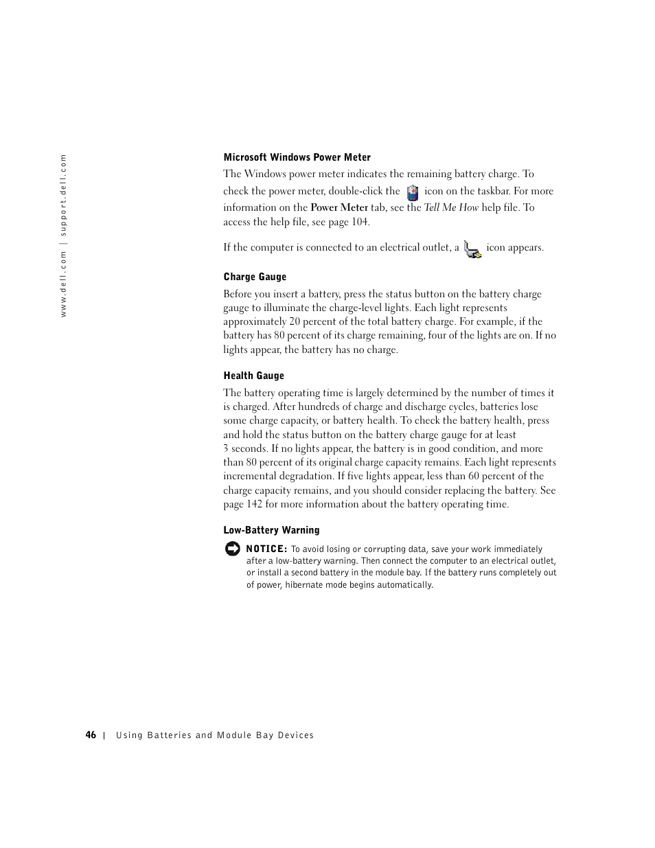 Dell Inspiron 8500 User Manual | Page 46 / 186