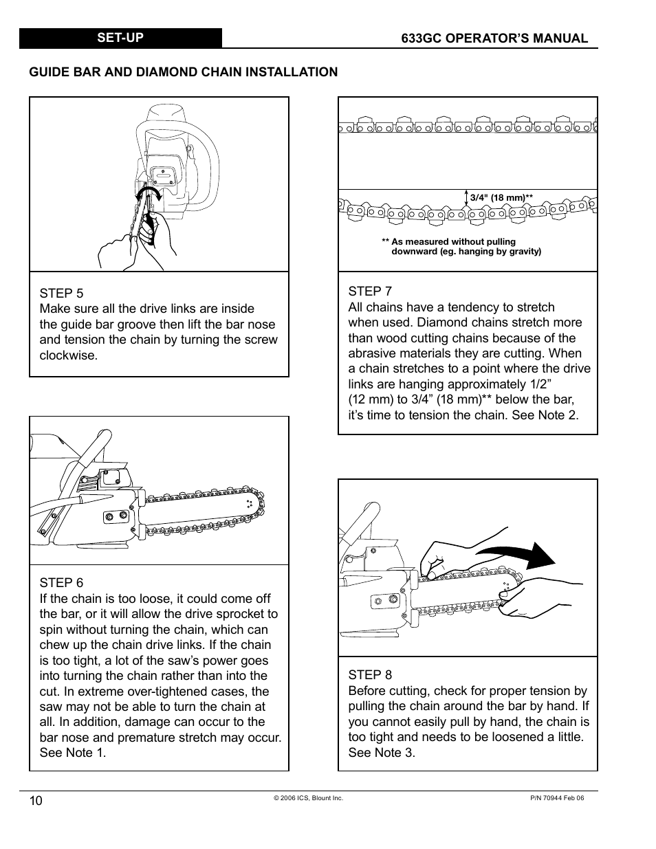 Blount 633GC User Manual | Page 10 / 28