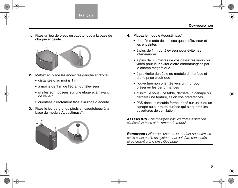 Bose CineMate GS Series II User Manual | Page 67 / 124
