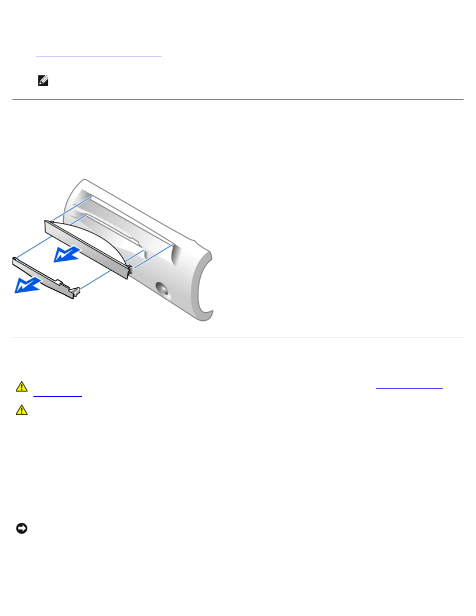 Front-panel inserts, Floppy drive | Dell OptiPlex GX260 User Manual | Page 59 / 235