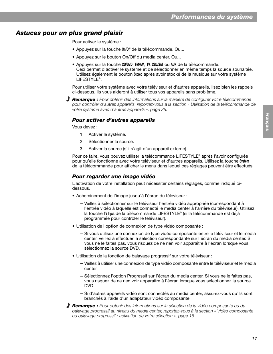 Bose LIFESTYLE 38 User Manual | Page 133 / 184