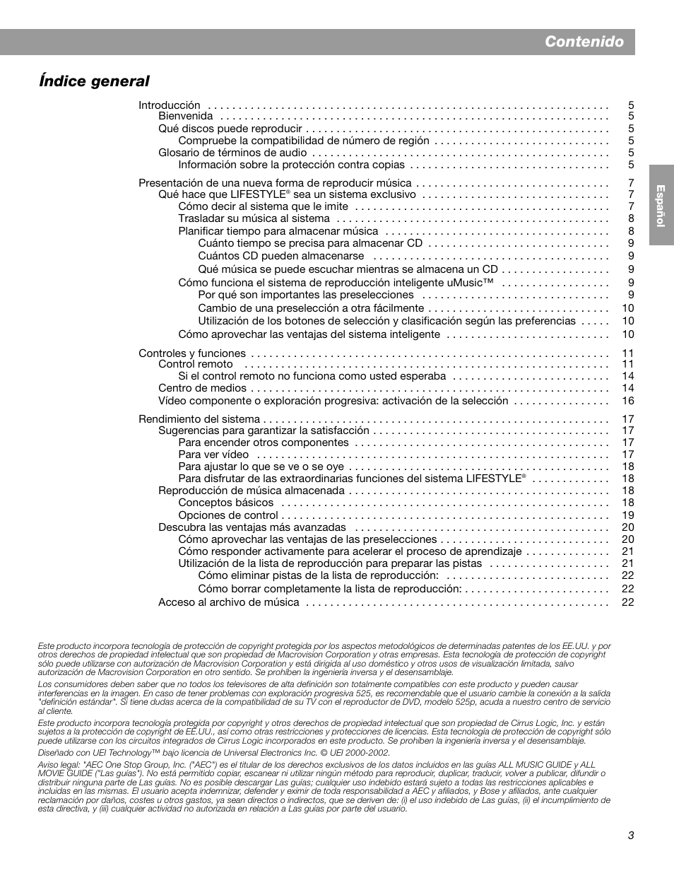 Bose LIFESTYLE 38 User Manual | Page 61 / 184