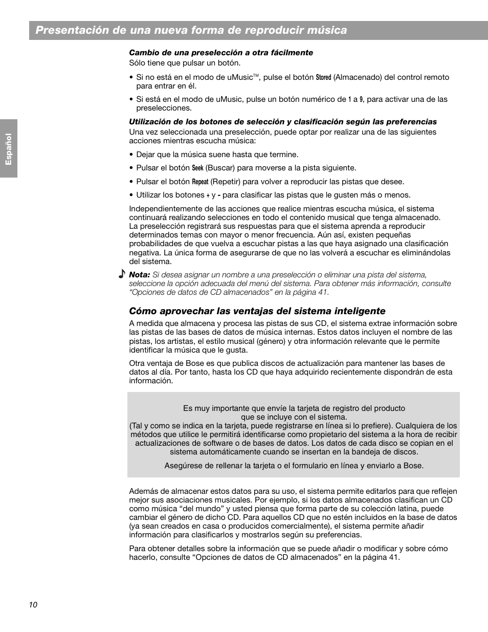 Bose LIFESTYLE 38 User Manual | Page 68 / 184