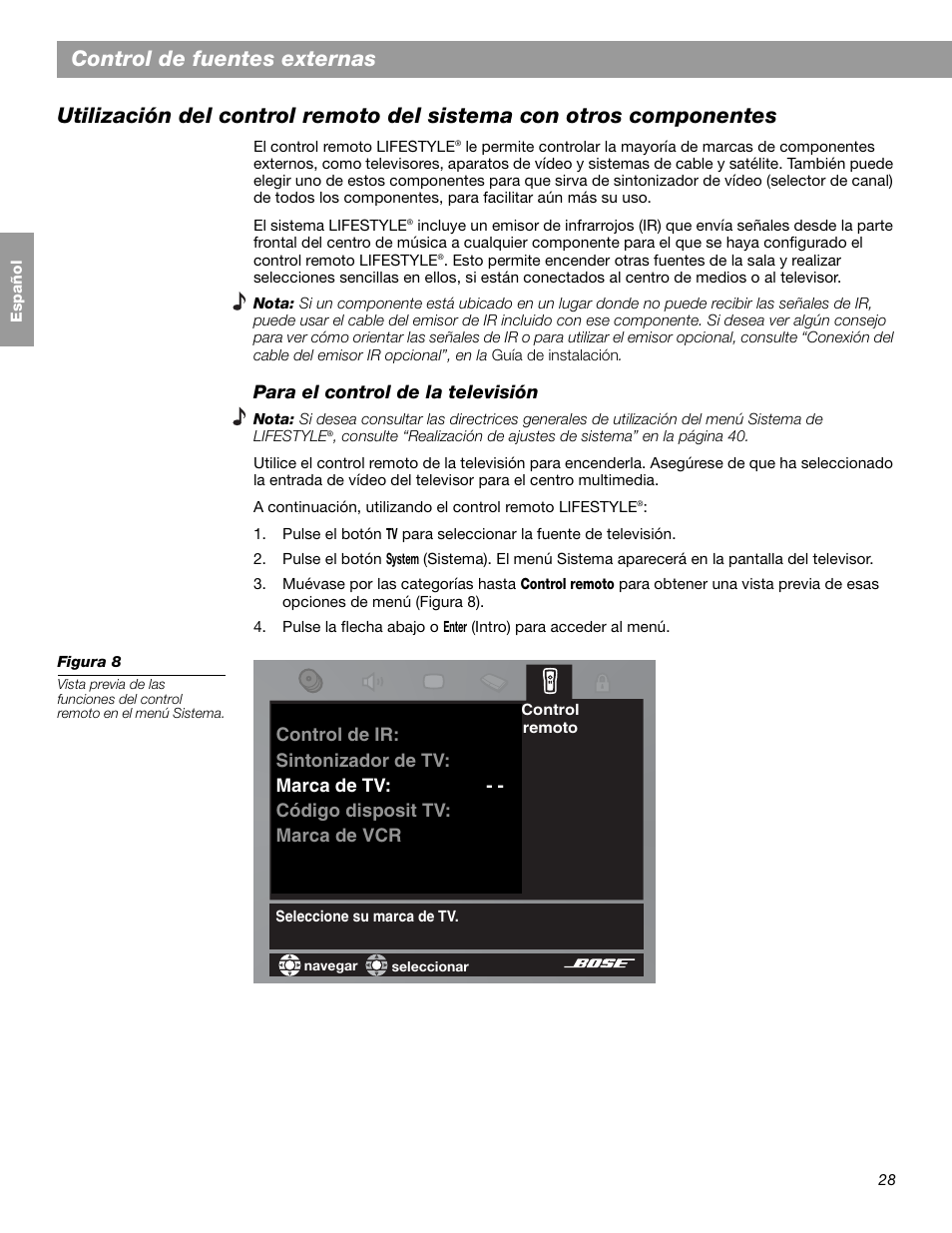 Bose LIFESTYLE 38 User Manual | Page 86 / 184