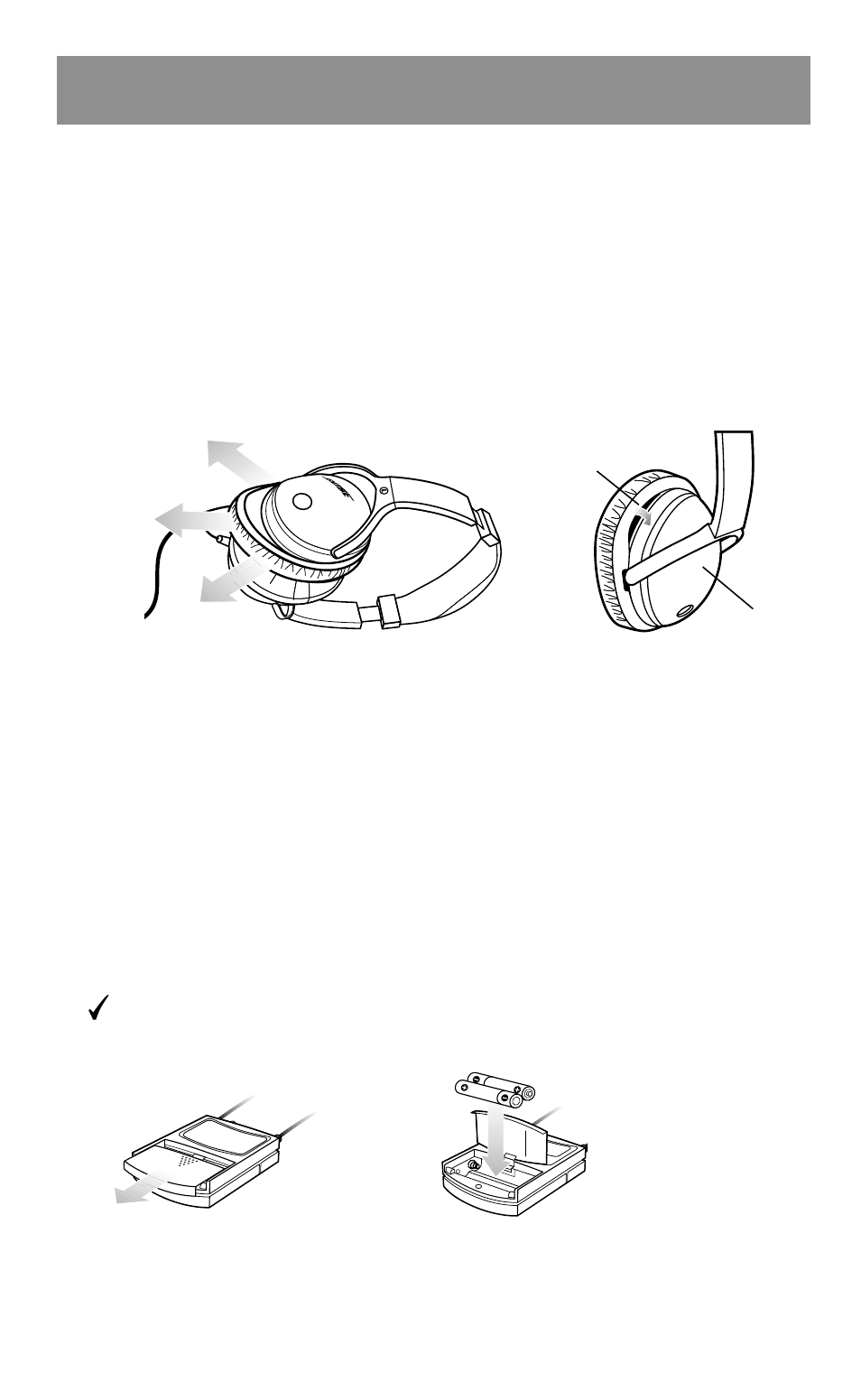 Uses and reminders | Bose QuietComfort Acoustic Noise Cancelling Headset User Manual | Page 6 / 8