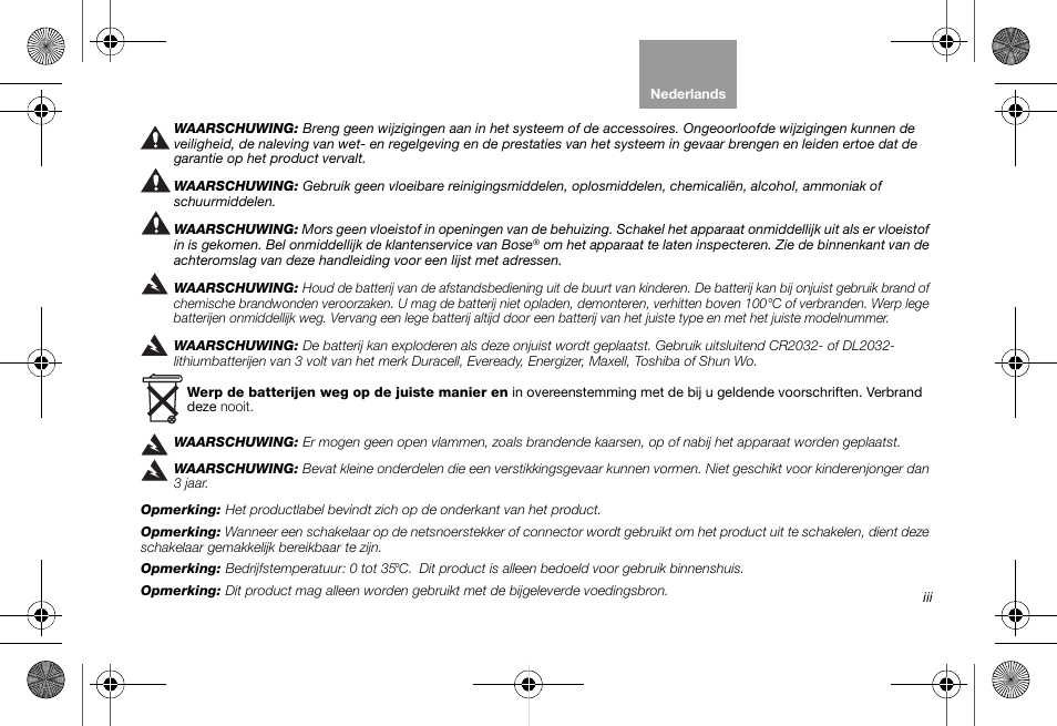 Bose Soundlink AM323699 User Manual | Page 103 / 204