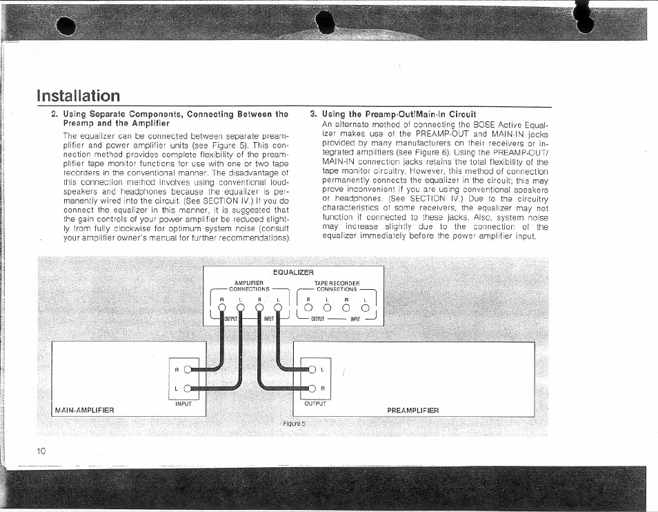 Installation | Bose Direct / Reflecting 901 Series 4 User Manual | Page 10 / 20