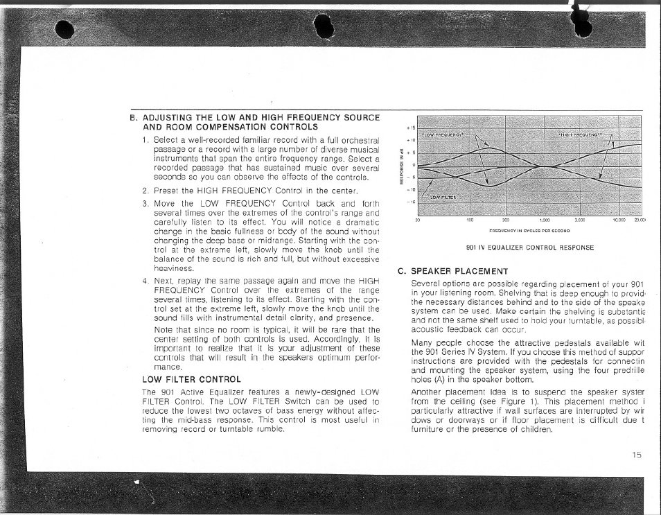 Bose Direct / Reflecting 901 Series 4 User Manual | Page 15 / 20