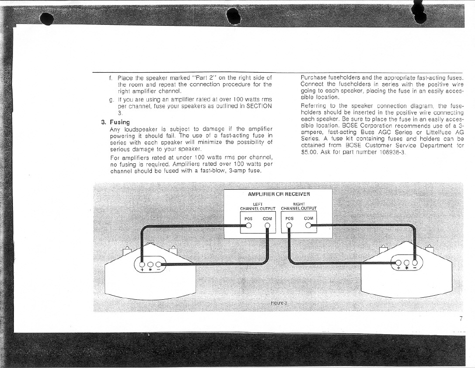 Bose Direct / Reflecting 901 Series 4 User Manual | Page 7 / 20
