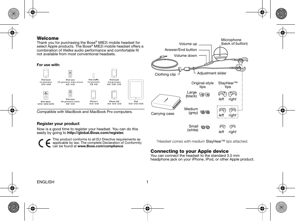 Bose AM331087 User Manual | Page 2 / 7